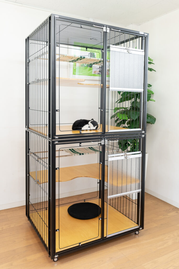 猫の大型キャットケージ多頭飼い