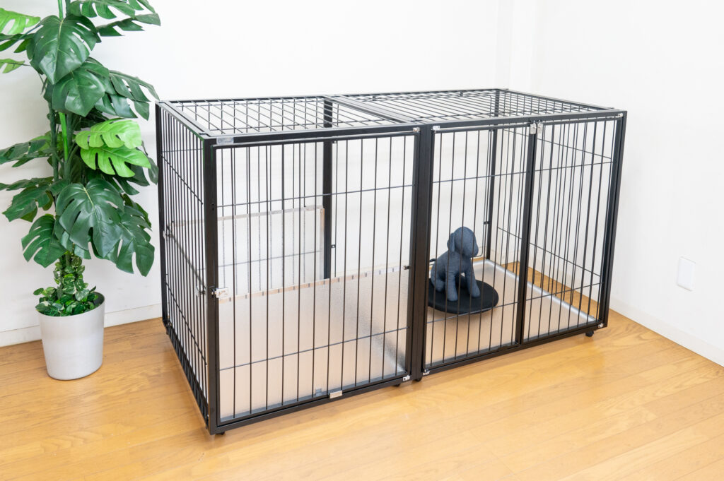 犬用ケージ足上げトイレ対策