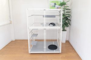 猫の大きいキャットケージおしゃれ