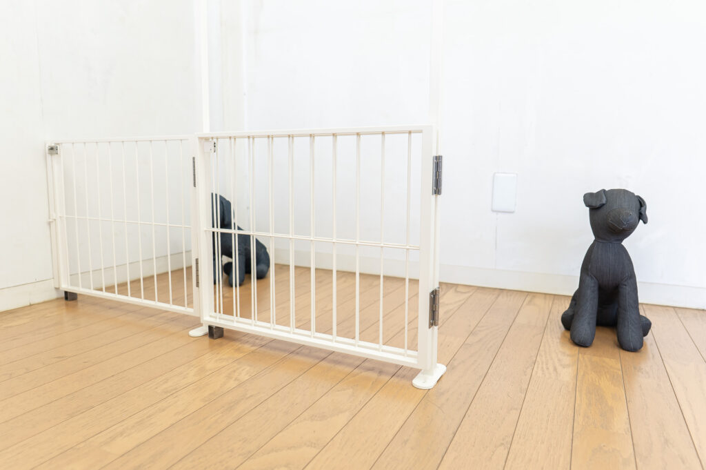 出入りしやすいペットフェンス犬用
