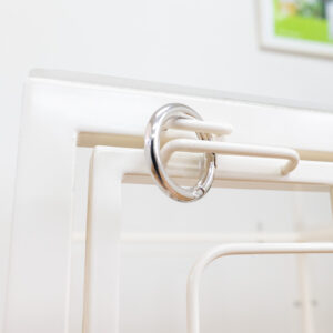 小型犬の脱走対策の二重鍵