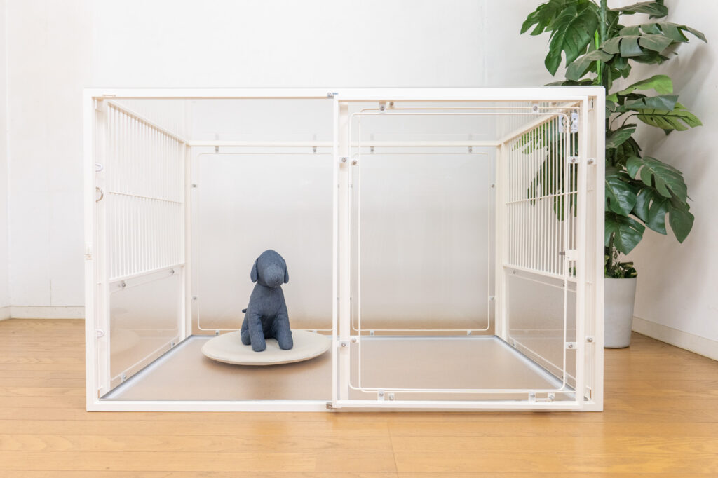 小型犬の開けっ放しにできるケージ